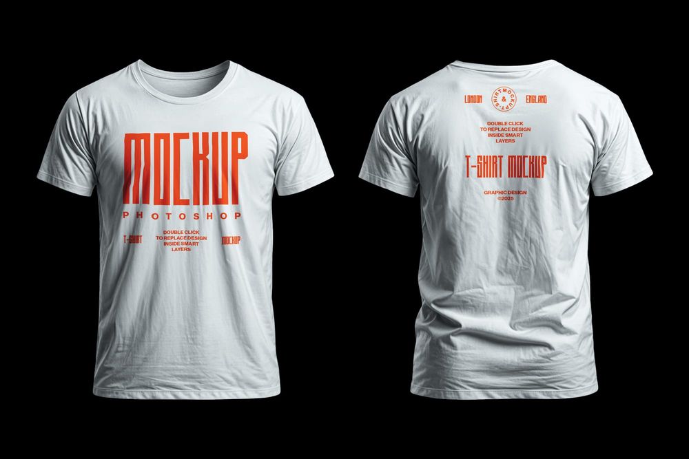 White T-Shirt Mockup