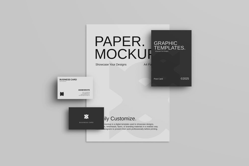 Stationery Logo Branding Mockup Set