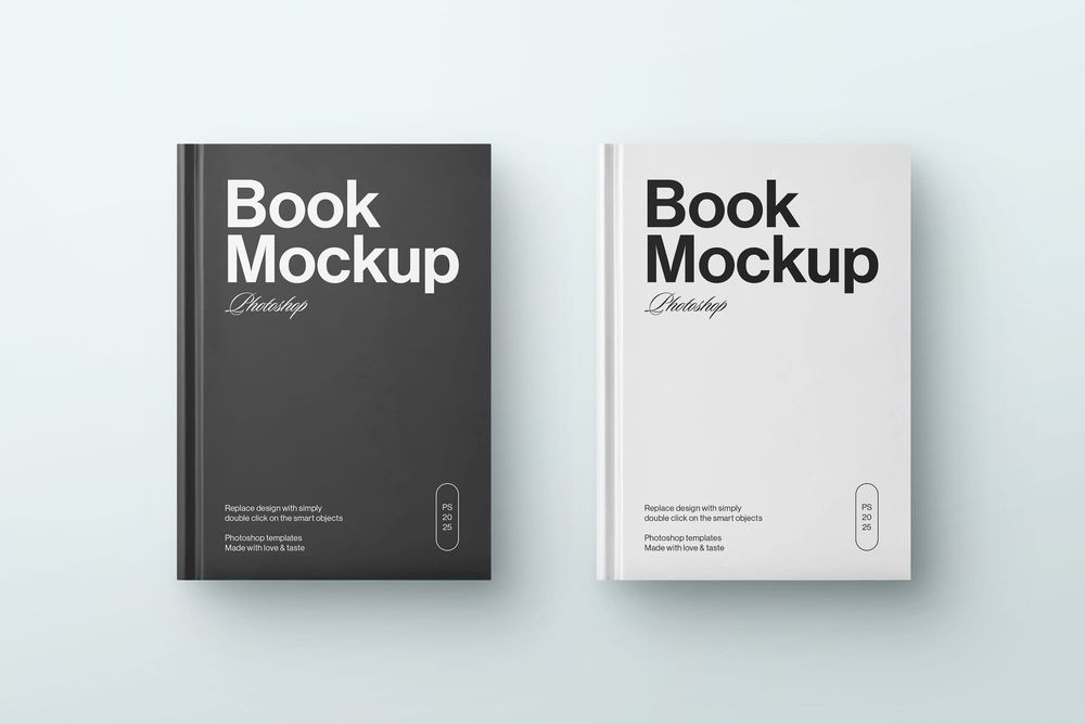 Two Book Cover Mockup