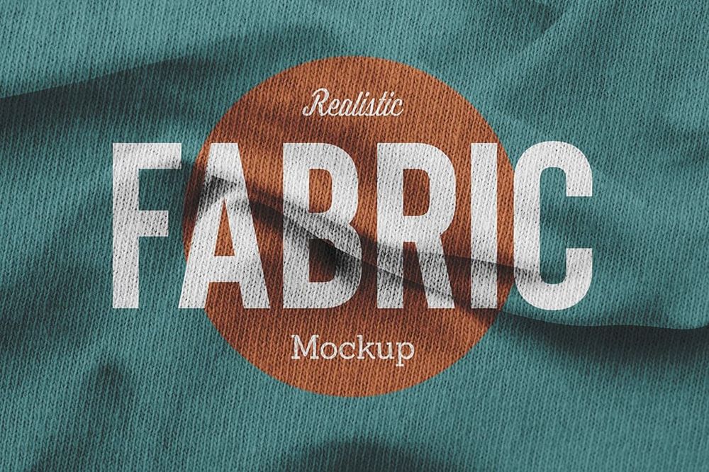 Soft Color Fabric Mockup