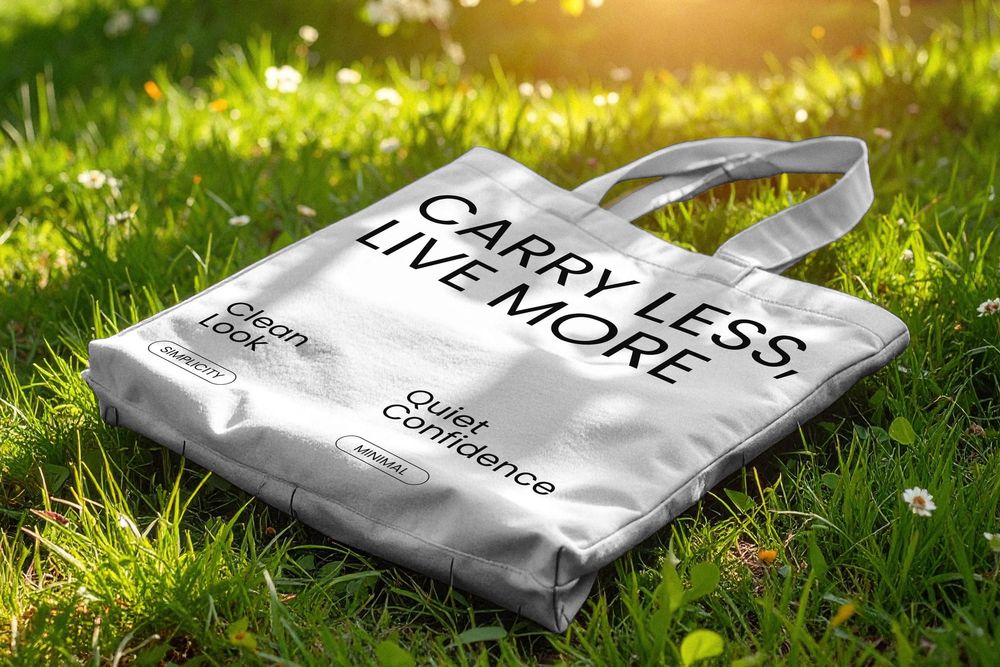 Sunlight Minimal Tote Bag Mockup