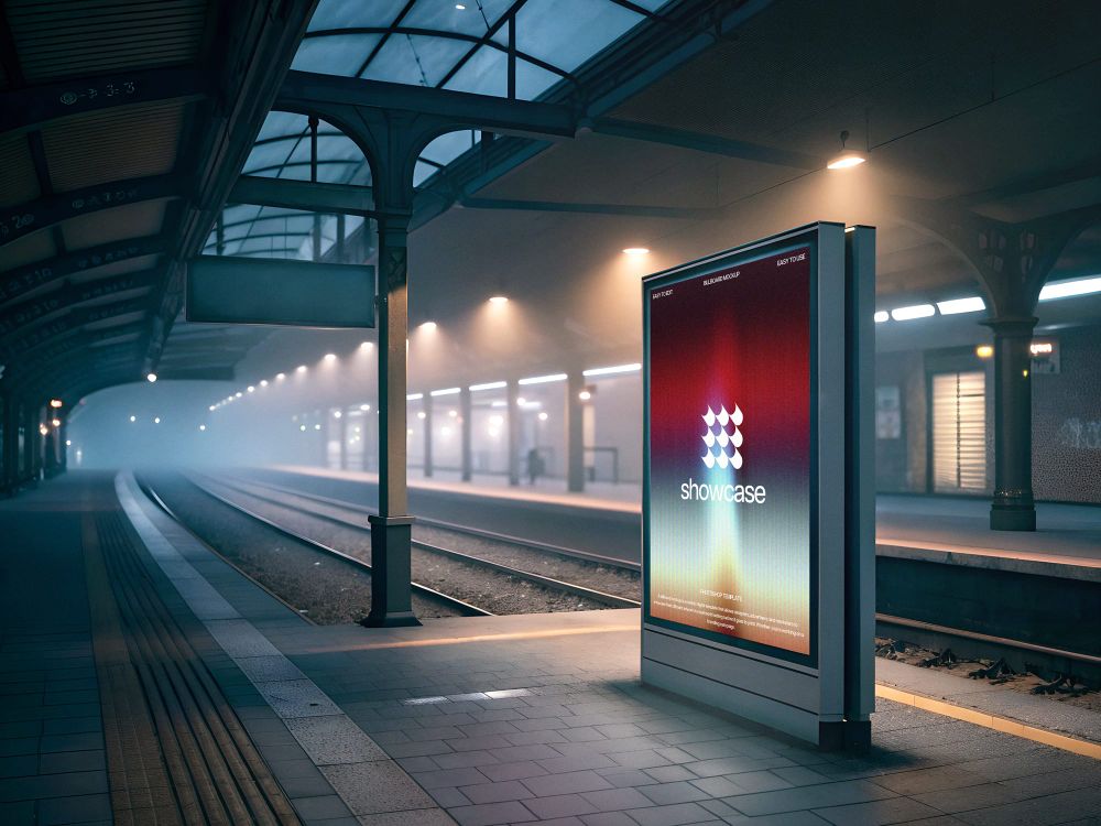 Station Billboard Mockup