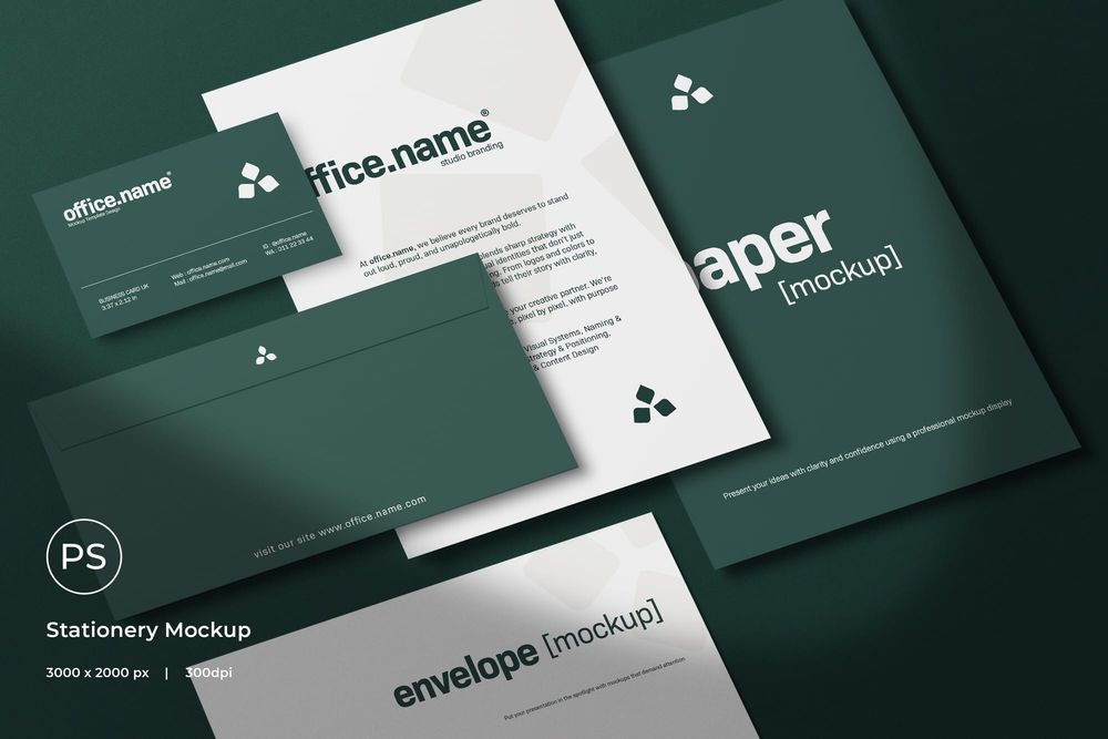 Exclusive Stationery Mockup