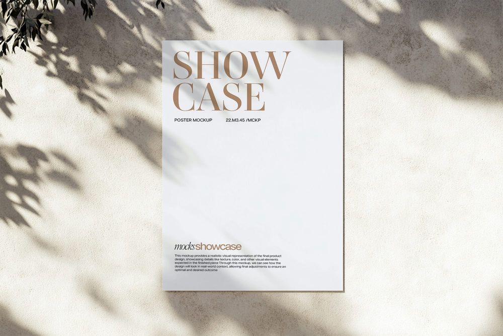 Showcase Poster Mockup