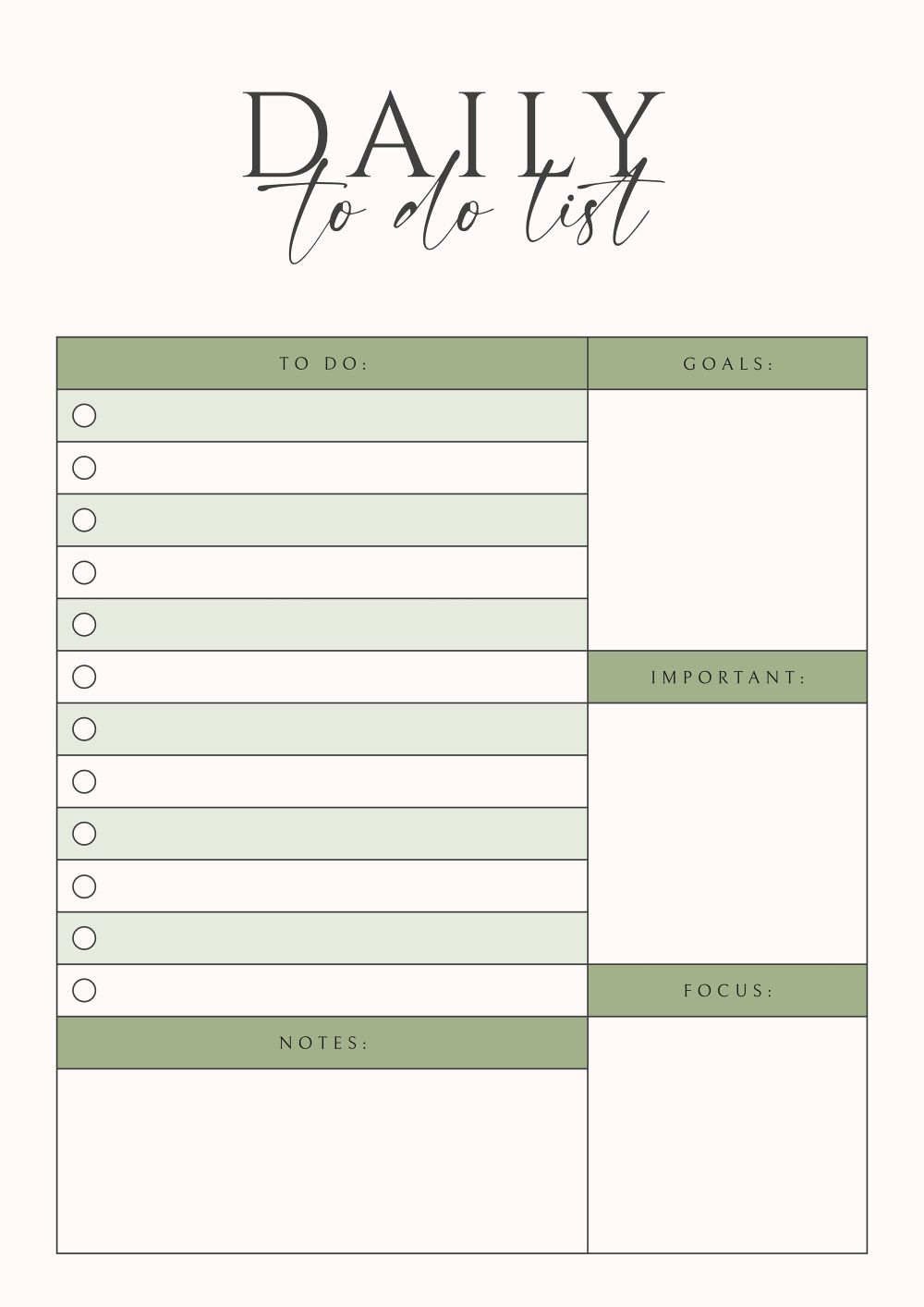 Olive To Do List
