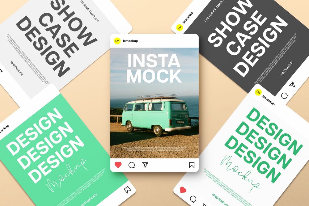 Modern Instagram Post Mockup