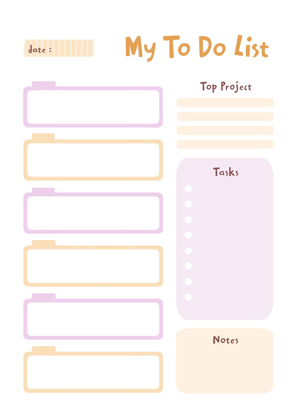 Soft & Sweet To Do List