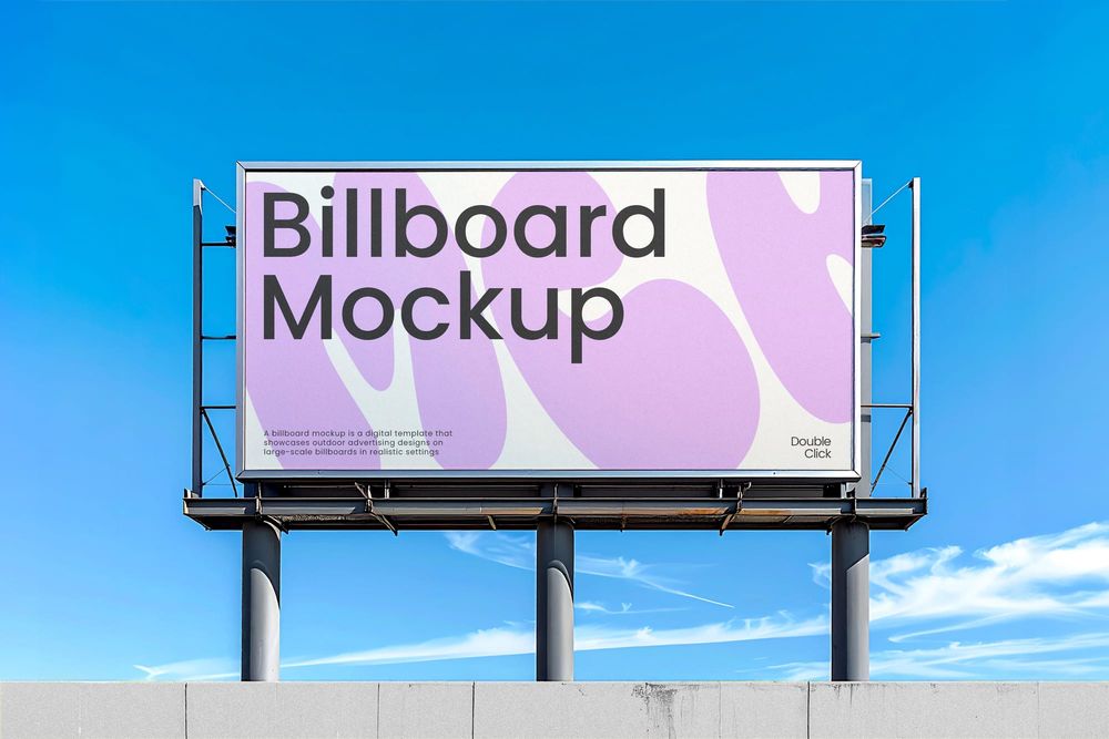 Urban Outdoor Billboard Mockup