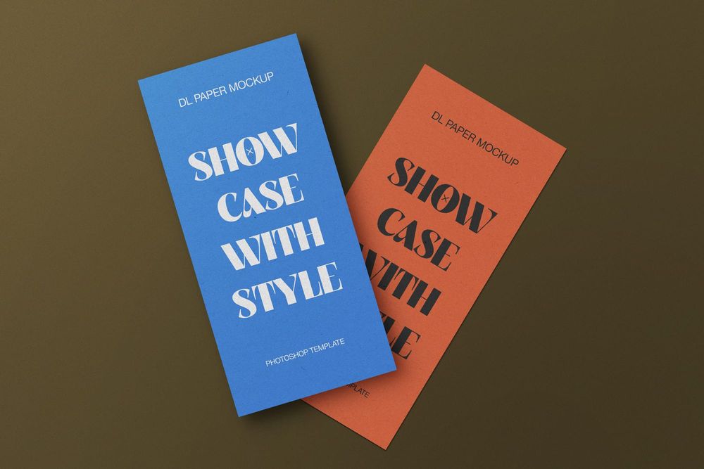 Bright DL Paper Mockup