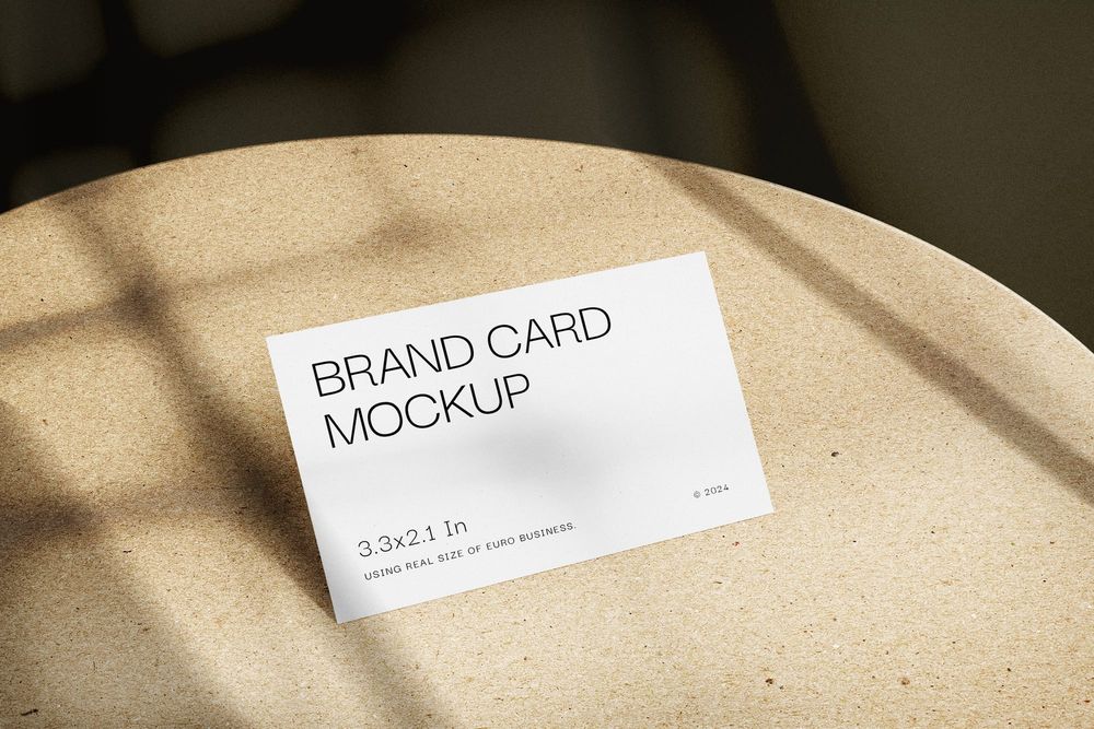 Realistic Business Card Mockups