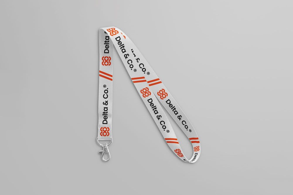Exclusive Square Lanyard Mockup