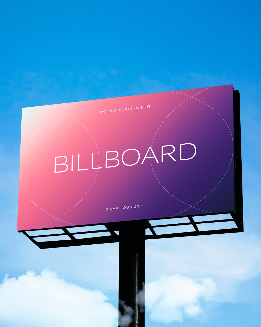 Sky Billboard Mockup