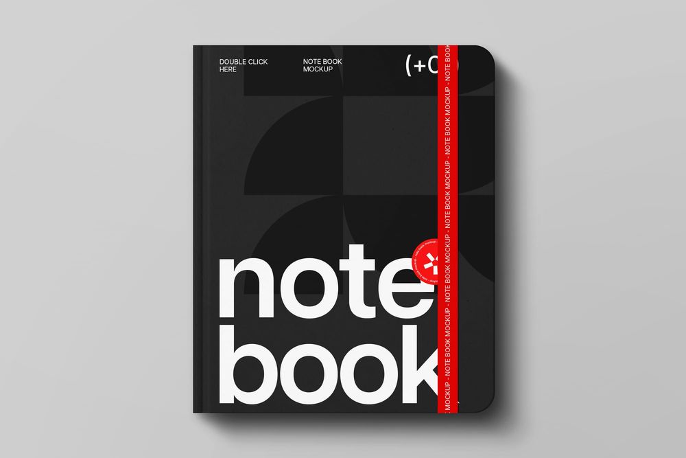 Elegant Notebook Mockup