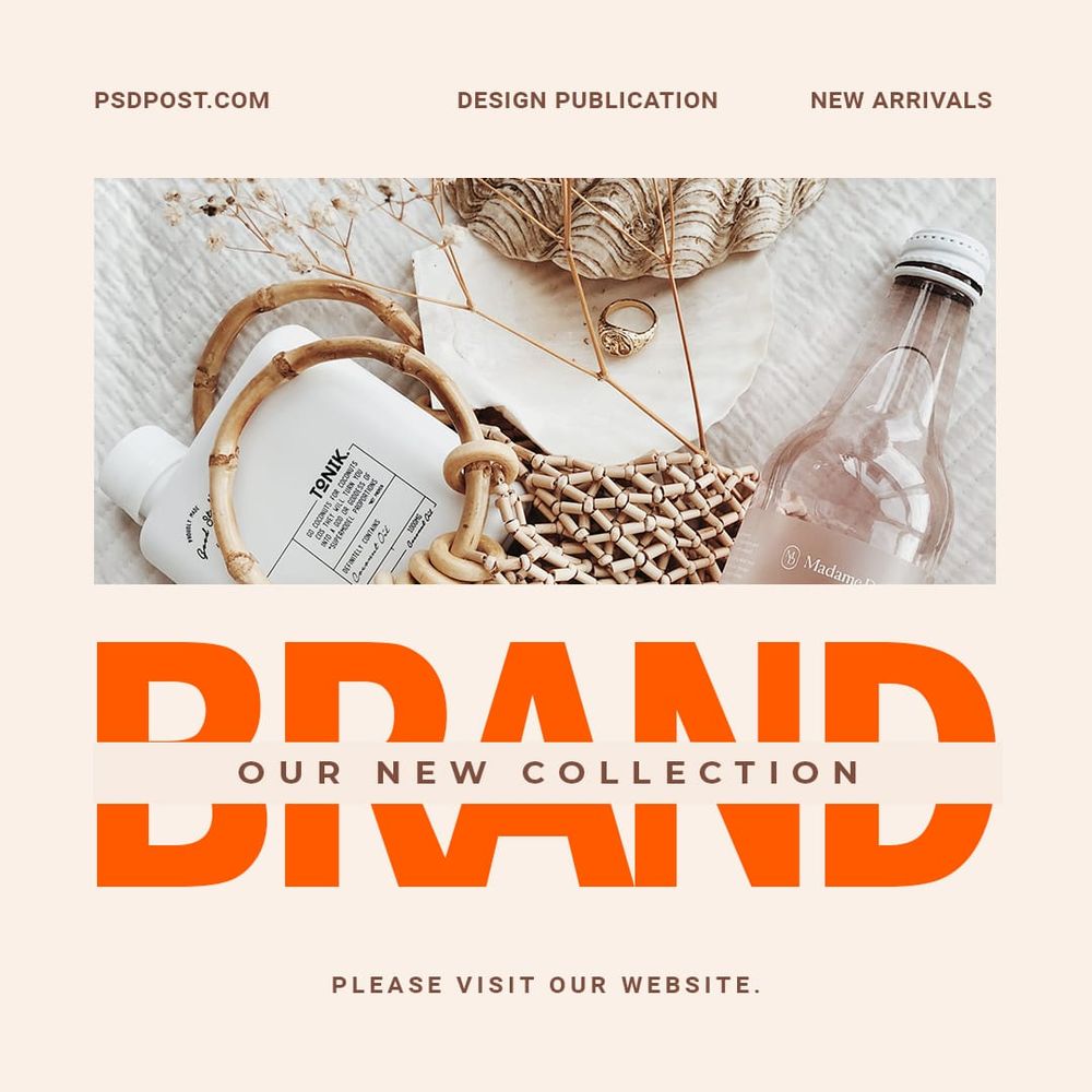 Brand Our New Collection Instagram Post Template