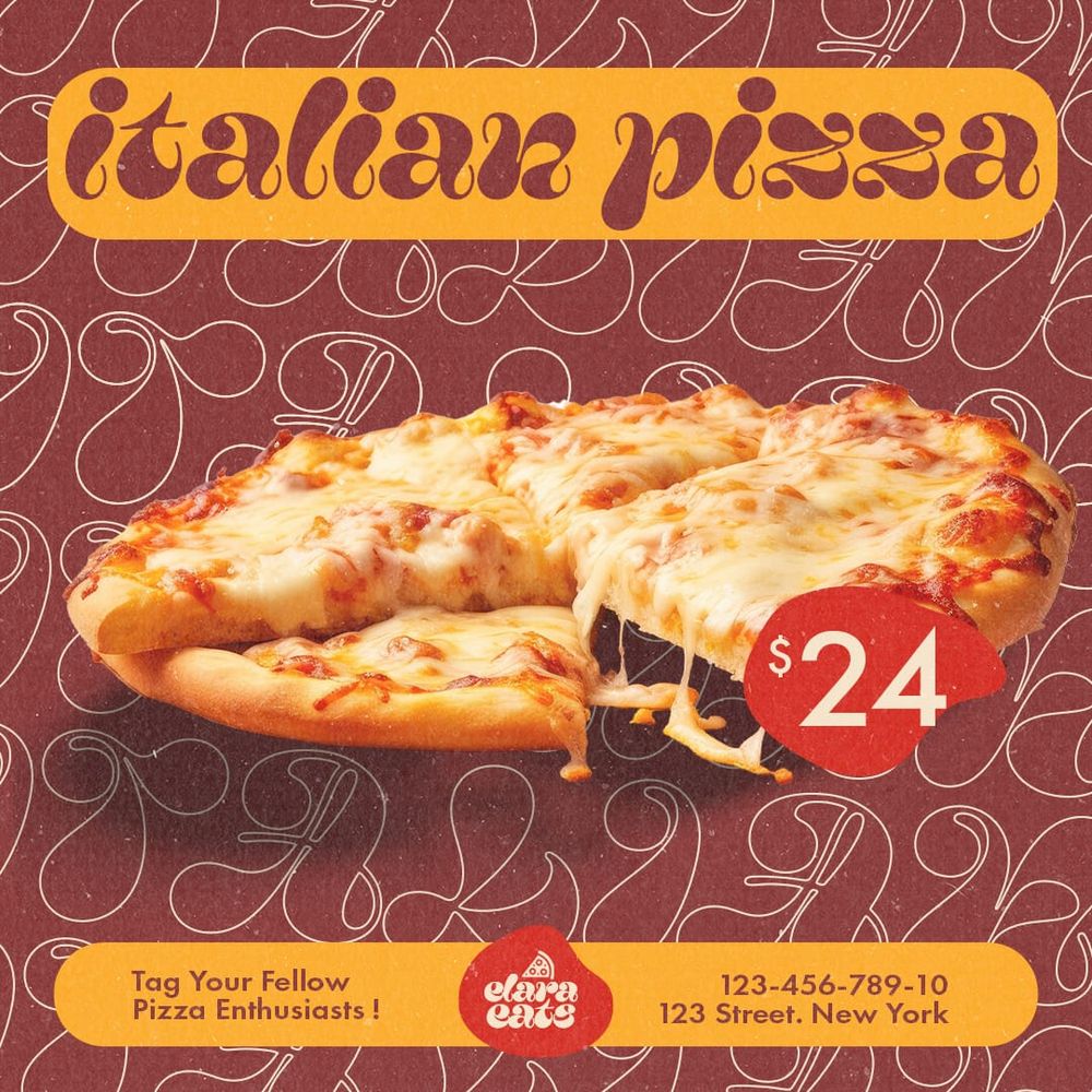Italian Pizza Elaraeats Instagram Post