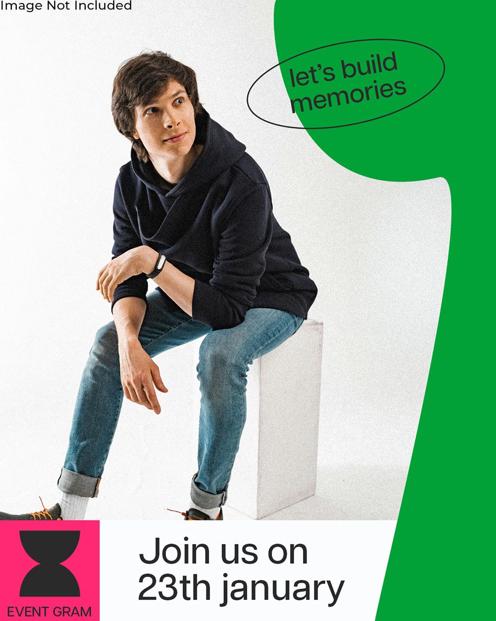 Let's Build Memories Event Gram Instagram Post Template