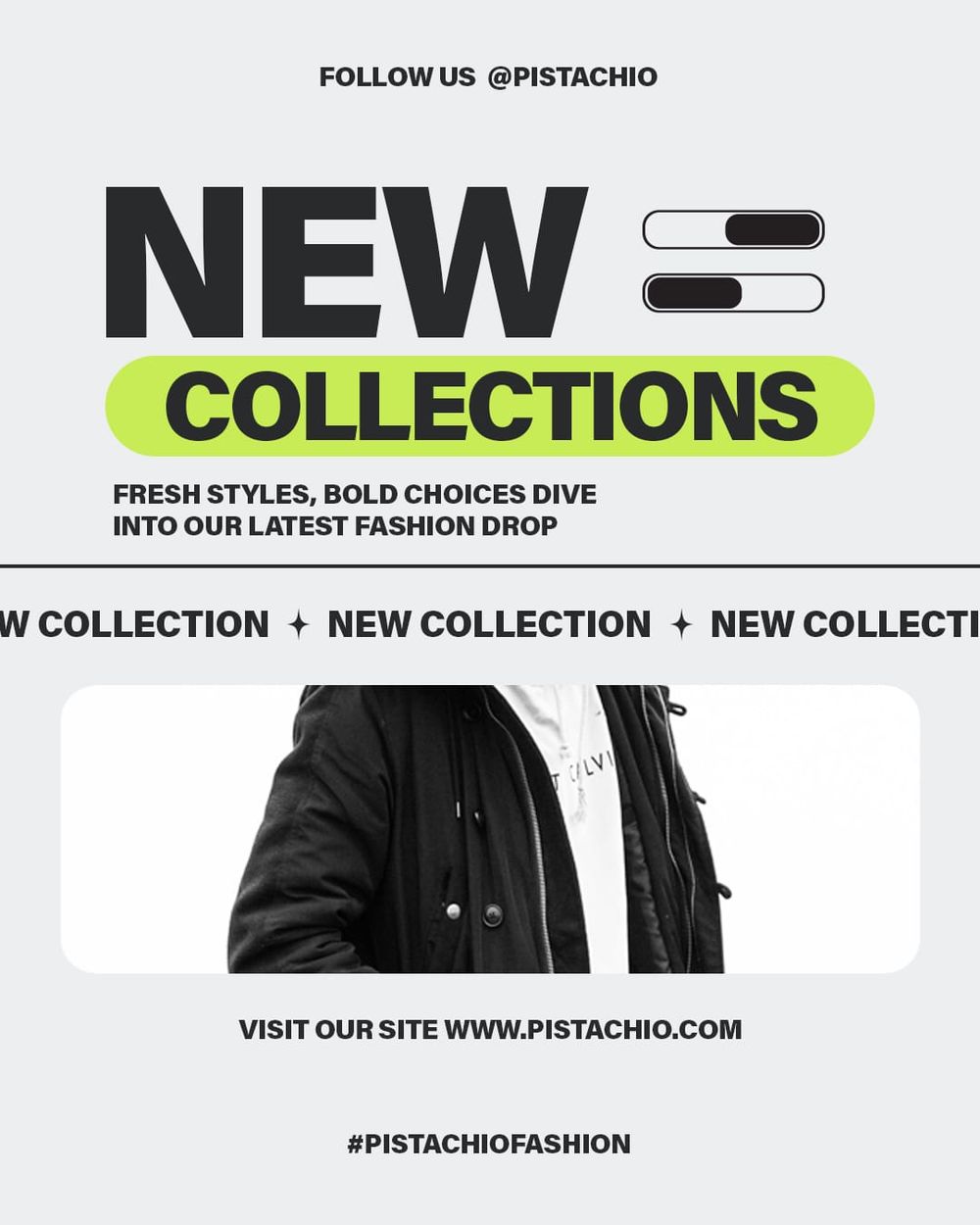 New Collections Pistachio Instagram Post