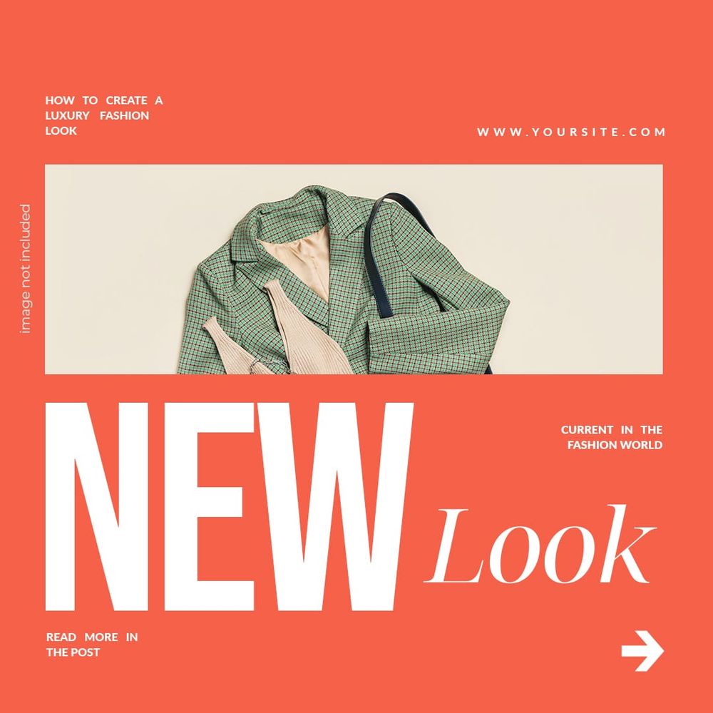 New Look Instagram Post Template
