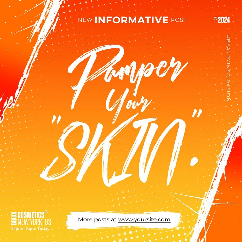 Pamper Your Skin Instagram Post Template