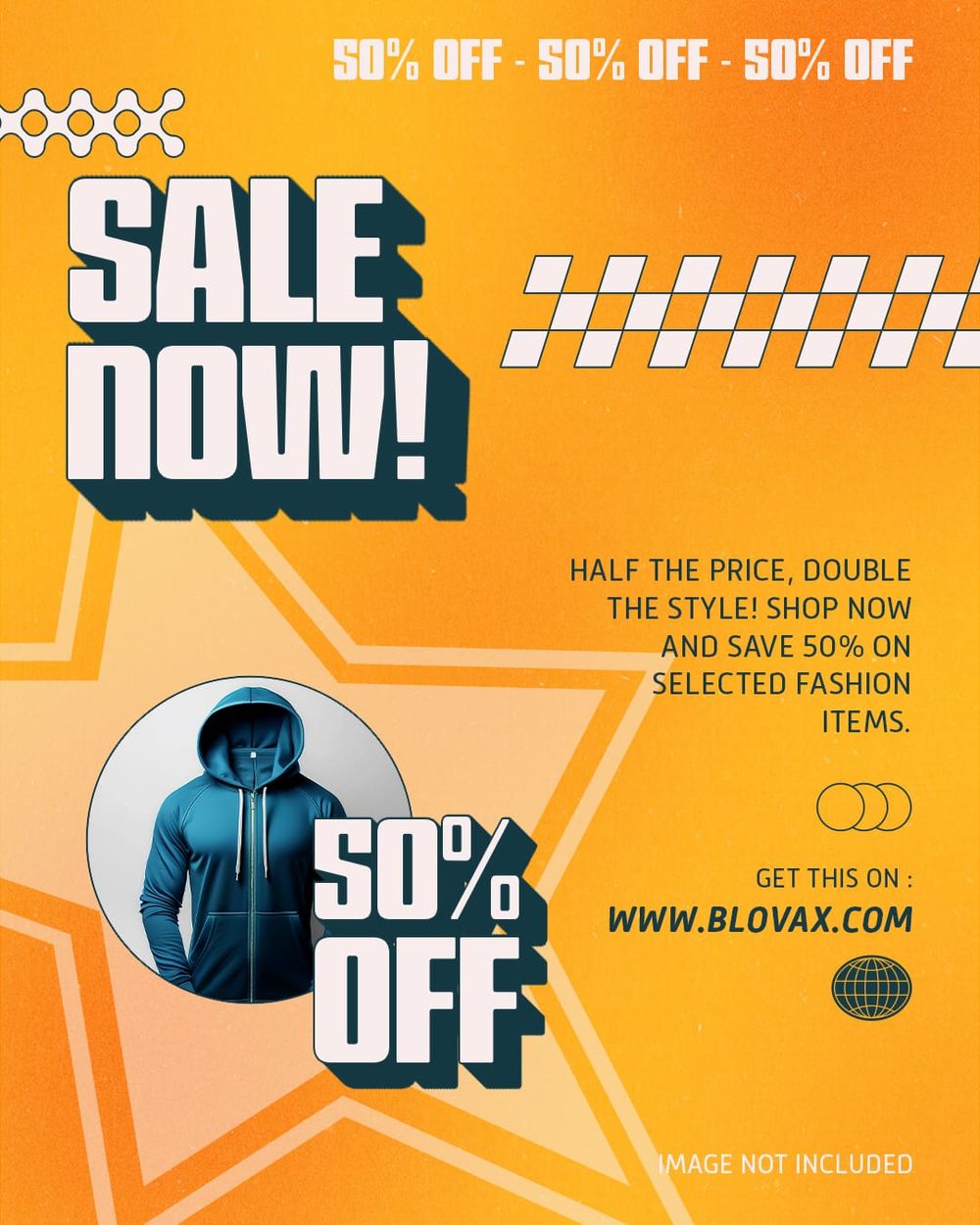 Sale Now 50% Off Blovax Instagram Post
