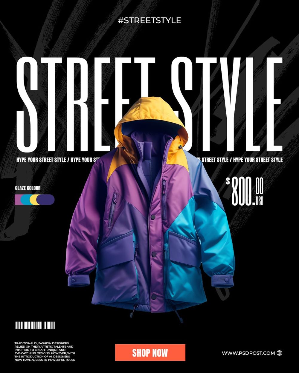 Street Style Instagram Post Template