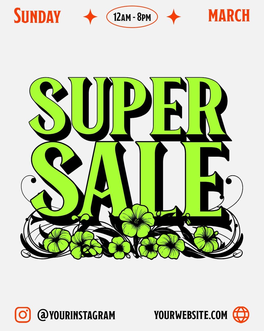 Super Sale Instagram Post