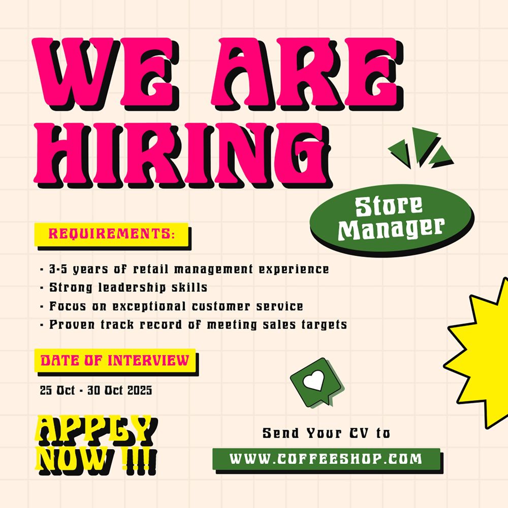 We Are Hiring Pynix Instagram Post