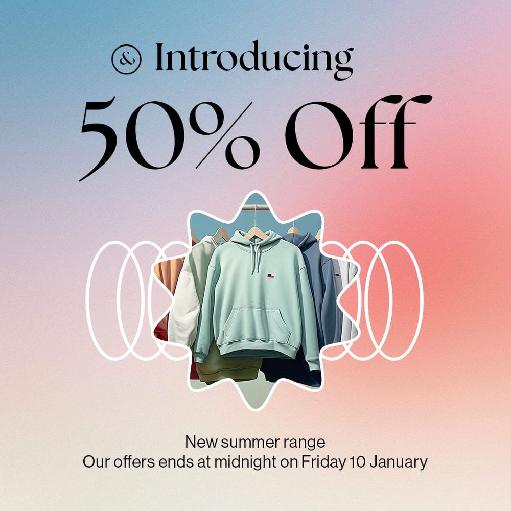 Introducing Offer Sale Gradient Instagram Post