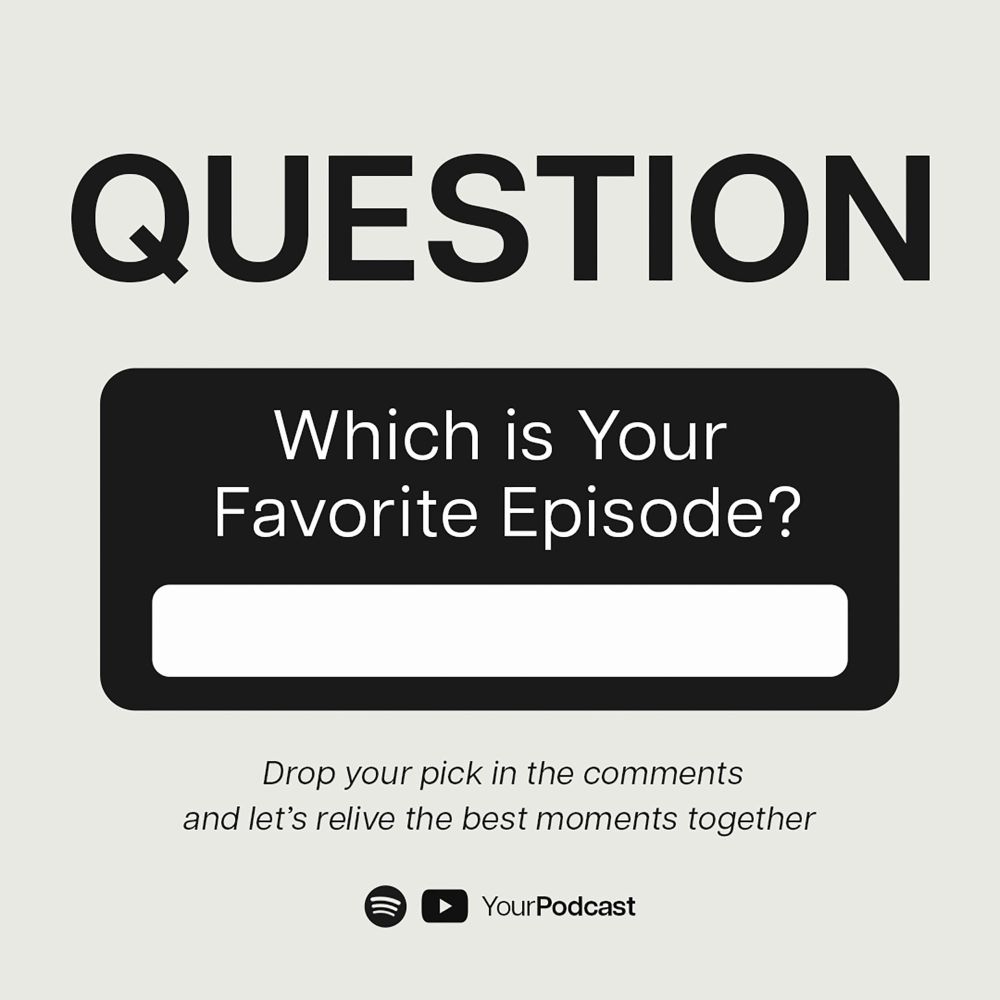 Question Minica Podcast Instagram Post