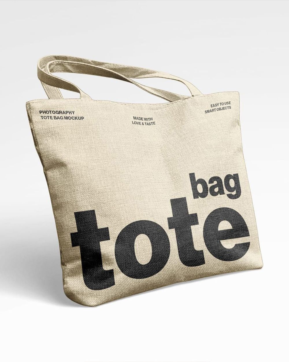 Fabric Tote Bag Mockup
