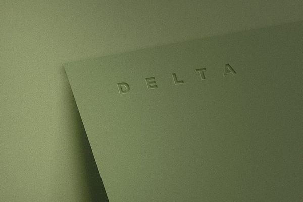 Delta Green Paper Logo Mockup Leaning