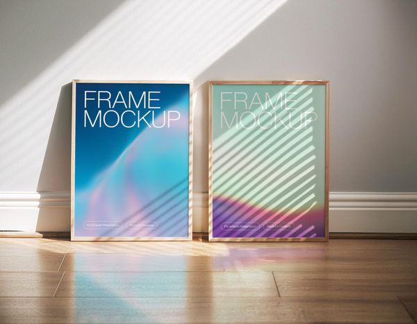 Two Frame Art Mockup