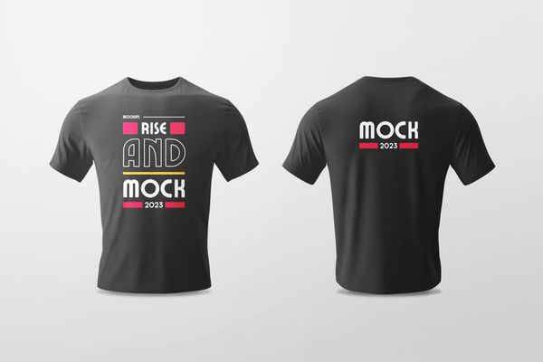 Front and Back Sports Male T-Shirt Mockup