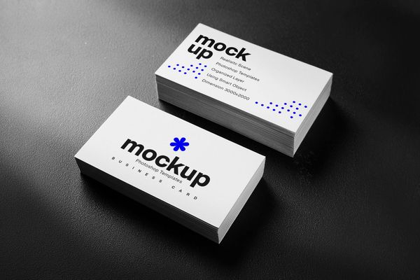 Business Card Realistic Mockup