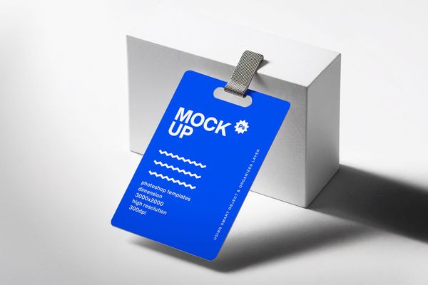 ID Card Branding Mockup