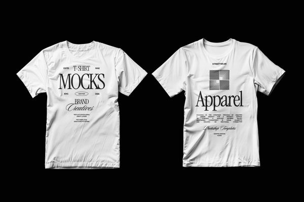 Streetwear White T-Shirt Mockup