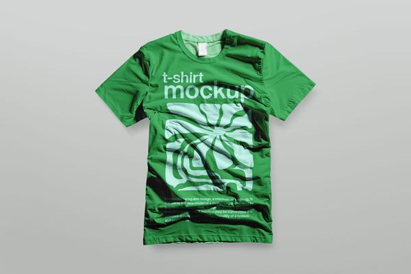 T-Shirt Mockup Crew Neck