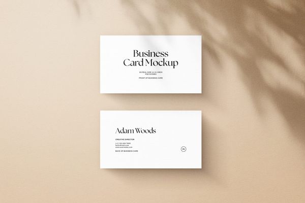 Premium Business Card Mockup