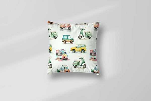 Pillow Mockup with Shadow