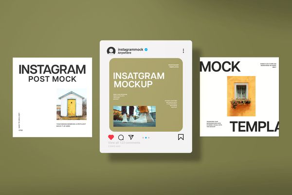Instagram Post Mockup Template