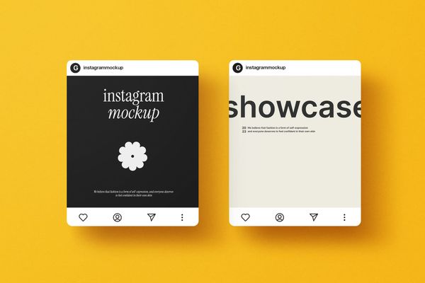 Minimal Instagram Post Mockup