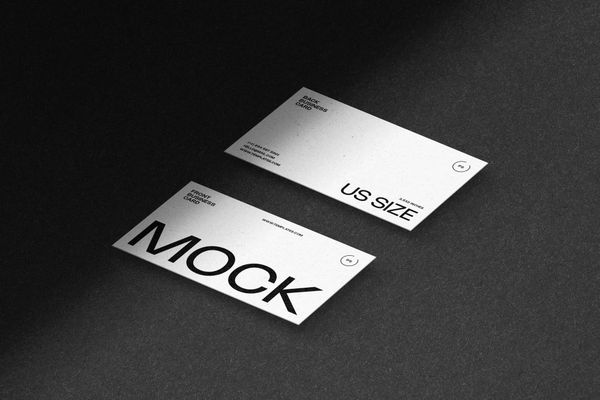 Simple Business Card Mockup