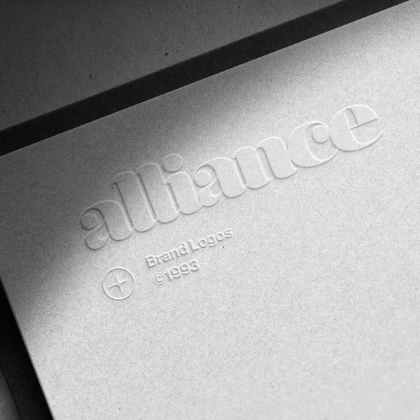 Alliance Brand Logo Mockup