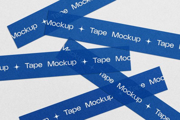 Transparent Tape Mockup