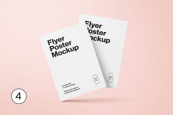 Minimal Flyer Poster Mockup