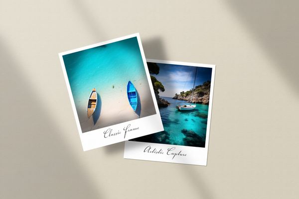Polaroid Photo Collage Mockup