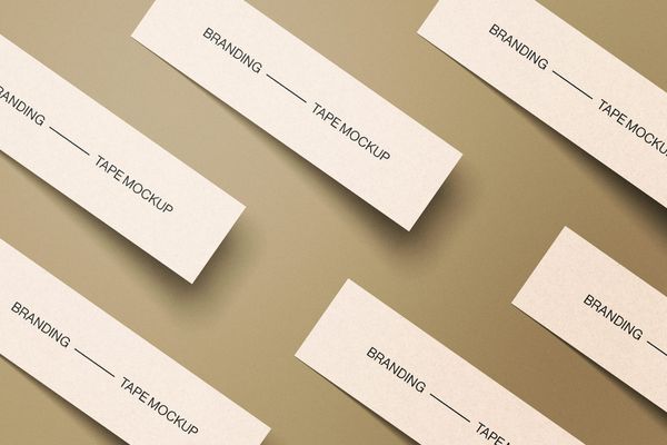 Tape Mockup Isometric