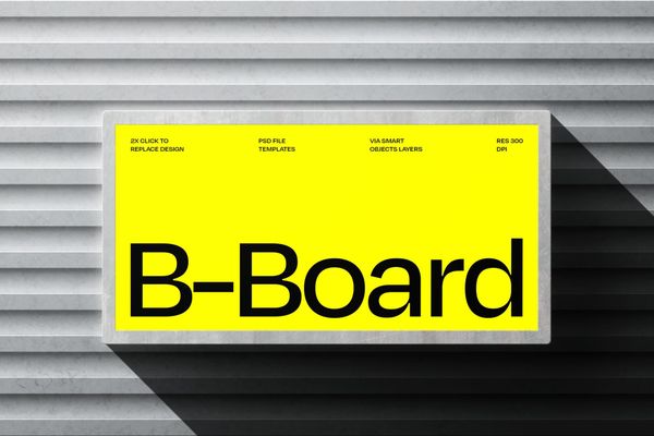 Billboard Screen Mockup
