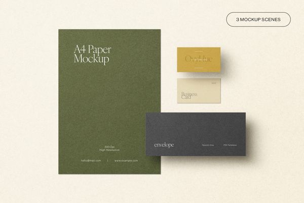 Branding Stationery Mockup