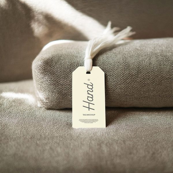 Brand Hand Tag Mockup